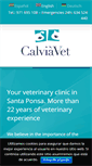 Mobile Screenshot of calviavet.com